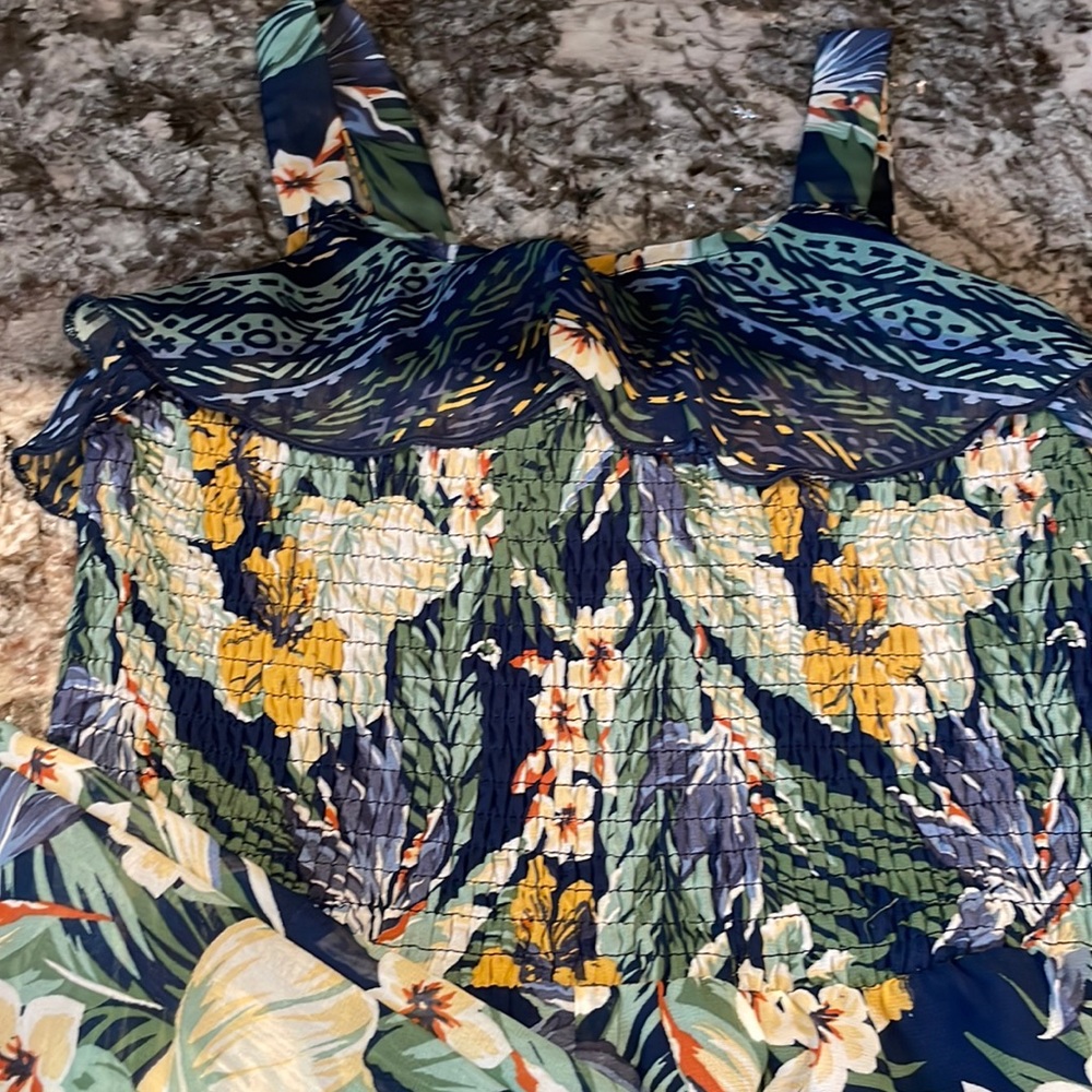 Truly Me wide leg ruffle romper